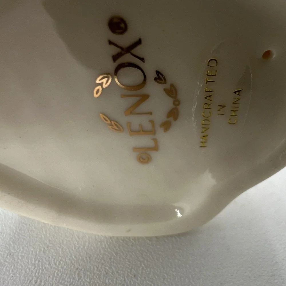 Lenox Porcelain Dolphin Figurine Handcrafted Gold Accents